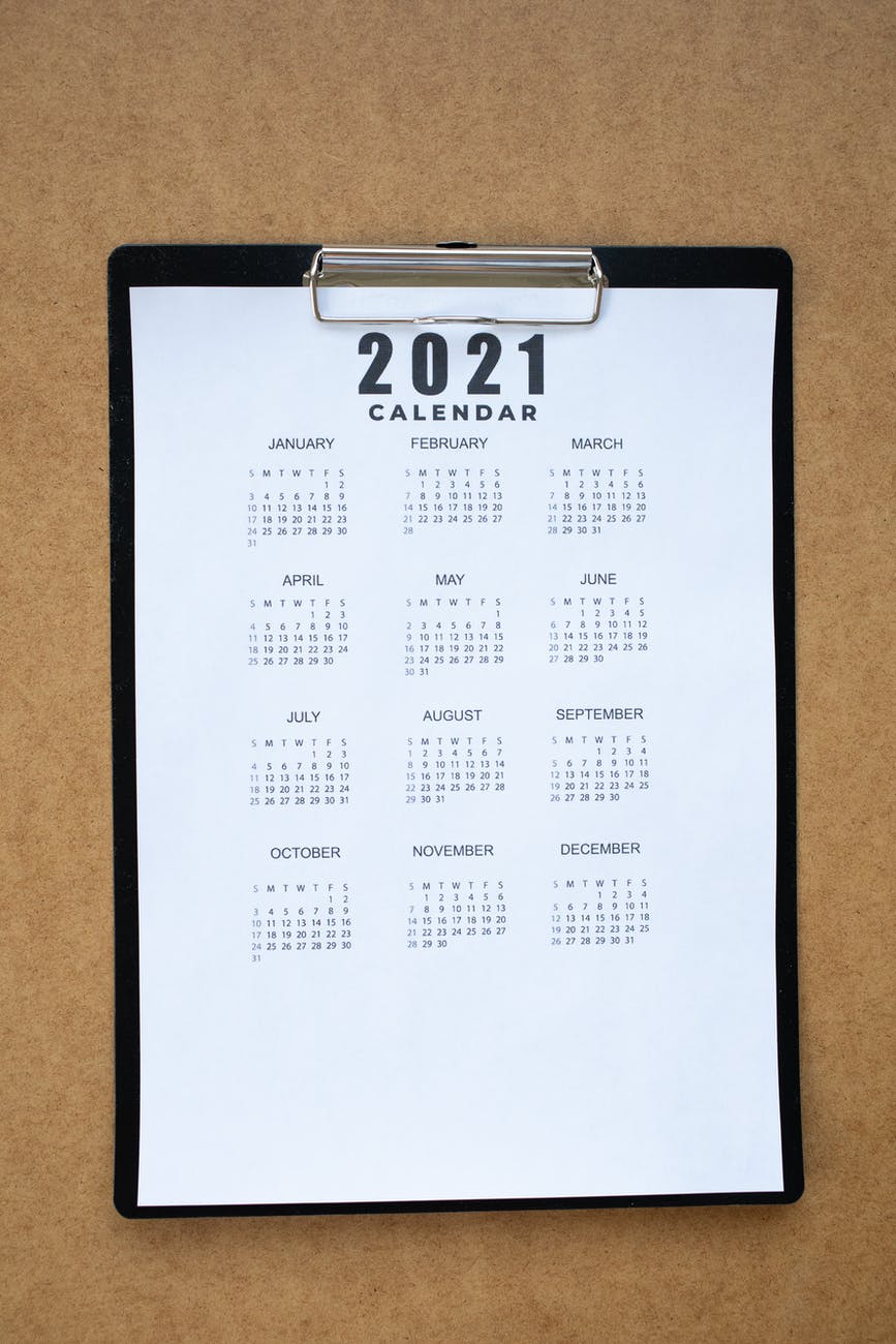 2021 year calendar